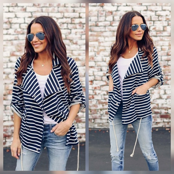 Jackets & Blazers - HP PICK NWT DRIFT ASHORE COTTON JACKET